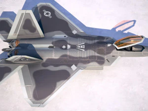 Lockheed Martin F22A Raptor Jsoh 3D Model