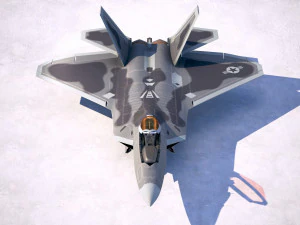 Lockheed Martin F22A Raptor Jsoh 3D Model
