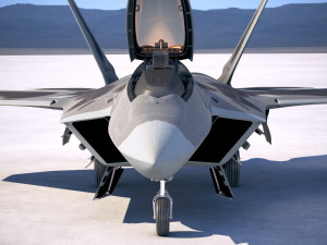Lockheed Martin F22A Raptor Jsoh 3D-Modell