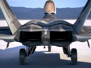 Lockheed Martin F22A Raptor Jsoh 3D-Modell