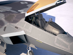 Lockheed Martin F22A Raptor Jsoh 3D-Modell