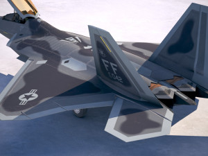 Lockheed Martin F22A Raptor Jsoh 3D-Modell