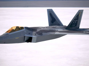 Lockheed Martin F22A Raptor Jsoh 3D Model