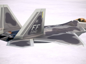 Lockheed Martin F22A Raptor Jsoh 3D-Modell