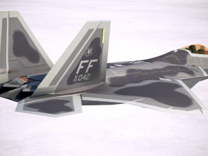 Lockheed Martin F22A Raptor Jsoh 3D Model