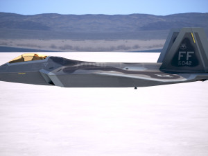 Lockheed Martin F22A Raptor Jsoh 3D-Modell