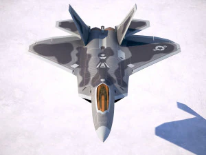 Lockheed Martin F22A Raptor Jsoh 3D Model
