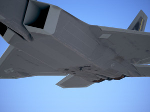 Lockheed Martin F22A Raptor Jsoh 3D-Modell