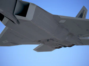 Lockheed Martin F22A Raptor Jsoh 3D Model