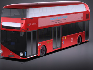 london bus lt2 arrivavray 3D Model