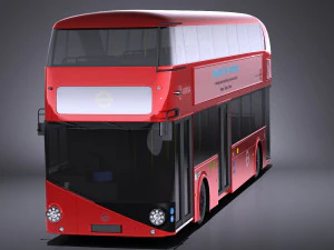 London Bus LT2 Arriva vray 3D Model