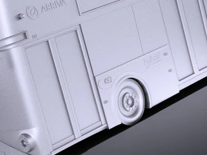 London Bus LT2 Arriva vray 3D Model