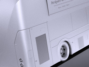 London Bus LT2 Arriva vray Model 3D
