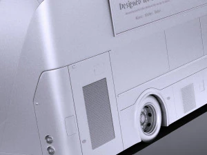 London Bus LT2 Arriva vray 3D Model