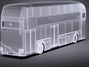 London Bus LT2 Arriva vray 3D Model