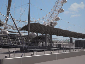 Olho de Londres Modelo 3D