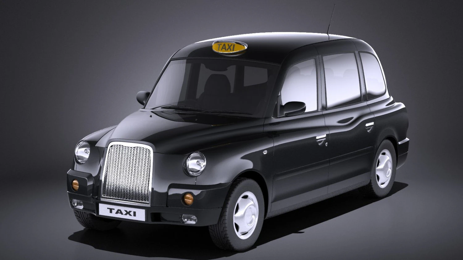London Taxi TX4 vray 3D Model .c4d .max .obj .3ds .fbx .stl .blend 