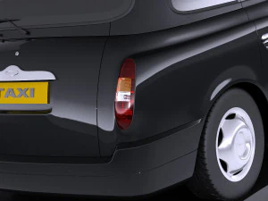 London Taxi TX4 vray 3D Model