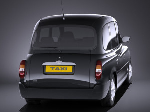 London Taxi TX4 vray 3D 模型
