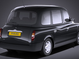 London Taxi TX4 vray 3D 模型