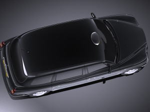 London Taxi TX4 vray 3D 模型