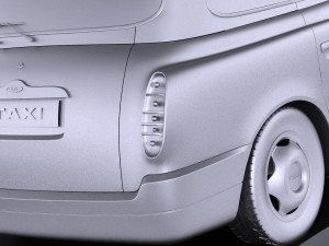London Taxi TX4 vray 3D 模型