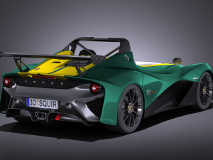 Lotus 3-eleven 2017 vray 3D-Modell