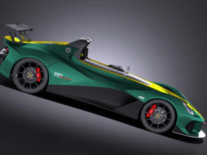 Lotus 3-eleven 2017 vray 3D Model