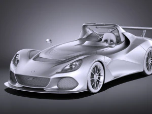 Lotus 3-eleven 2017 vray 3D Model