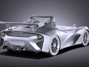 Lotus 3-eleven 2017 vray 3D Model