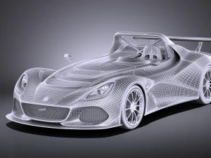 Lotus 3-eleven 2017 vray 3D Model