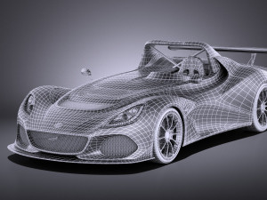 Lotus 3-eleven 2017 vray 3D-Modell