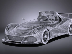 Lotus 3-eleven 2017 vray 3D Model