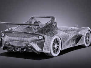 Lotus 3-eleven 2017 vray 3D Model