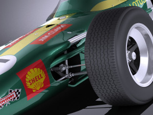 Lotus 49 1967-1970 vray 3D 模型