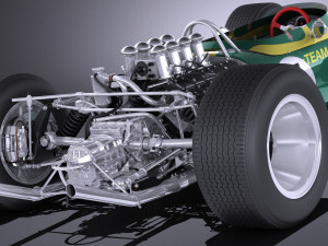 Lotus 49 1967-1970 vray 3D 模型