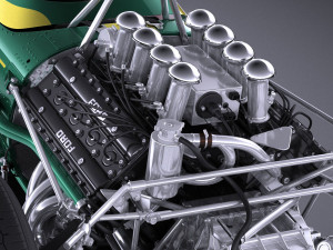Lotus 49 1967-1970 vray 3D 模型