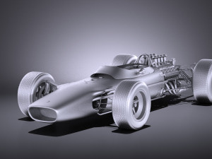 Lotus 49 1967-1970 vray 3D 模型