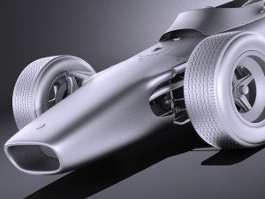 Lotus 49 1967-1970 vray 3D 模型
