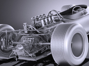 Lotus 49 1967-1970 vray 3D 模型