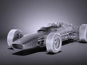 Lotus 49 1967-1970 vray 3D 模型