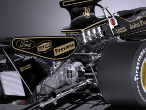 Lotus 72d 1970-1975 John Player Special Grand Prix vray 3Dモデル