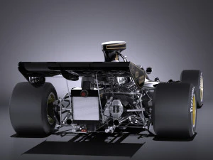 Lotus 72d 1970-1975 John Player Special Grand Prix vray 3D Model
