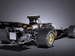 Lotus 72d 1970-1975 John Player Special Grand Prix vray 3D Model