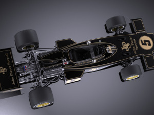 Lotus 72d 1970-1975 John Player Special Grand Prix vray 3Dモデル