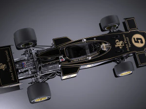 Lotus 72d 1970-1975 John Player Special Grand Prix vray 3D Model