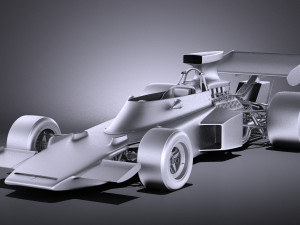 Lotus 72d 1970-1975 John Player Special Grand Prix vray 3Dモデル