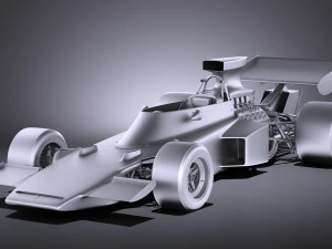 Lotus 72d 1970-1975 John Player Special Grand Prix vray 3D Model
