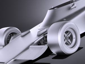 Lotus 72d 1970-1975 John Player Special Grand Prix vray 3Dモデル