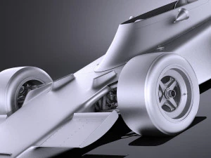 Lotus 72d 1970-1975 John Player Special Grand Prix vray 3D Model